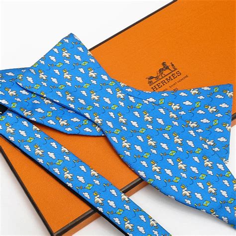 hermes dark green tie|hermes bow ties.